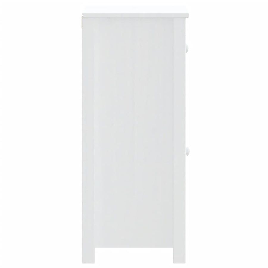 Badkamerkast Berg Massief Grenenhout 40 x 34 x 80 cm Wit