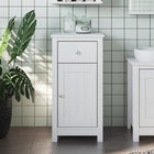 Bathroom Cabinet BERG 40x34x80 cm solid pine white