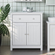 Badkamerkast grenenhout 69,5x34x80 cm wit