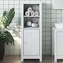 Badkamerkast Berg 40X34X110 Cm Massief Grenenhout Wit