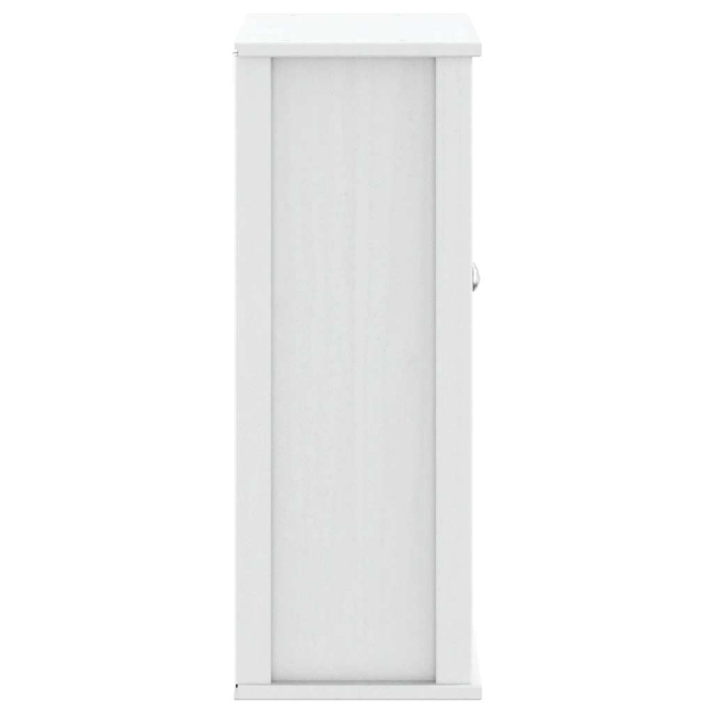Badkamerkast BERG 69,5x27x71,5 cm massief grenenhout wit