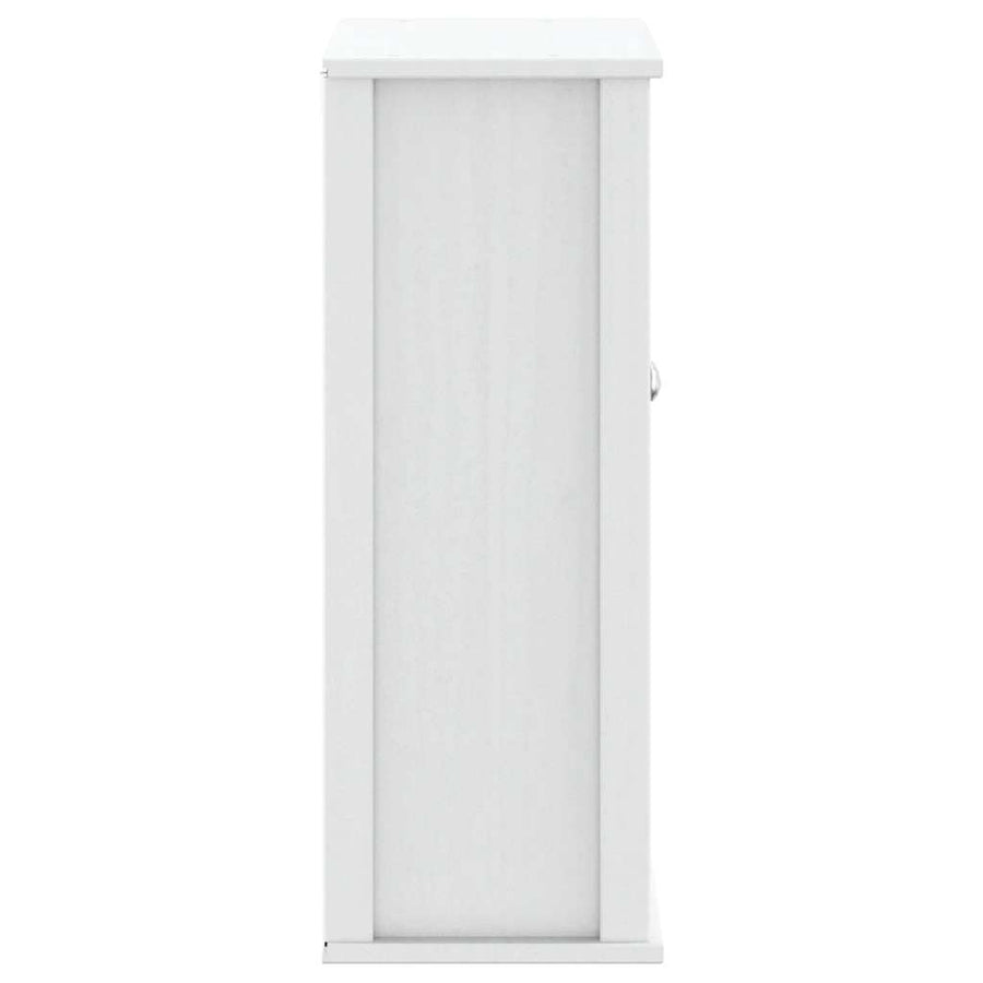 Badkamerkast BERG 69,5x27x71,5 cm massief grenenhout wit