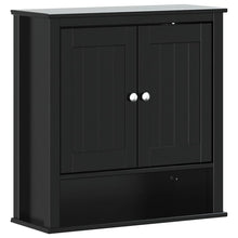 Badkamerkast Berg 69,5X27X71,5 Cm Massief Grenenhout Zwart 69.5 x 27 x 71.5 cm