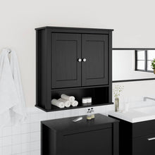 Badkamerkast Berg 69,5X27X71,5 Cm Massief Grenenhout Zwart 69.5 x 27 x 71.5 cm