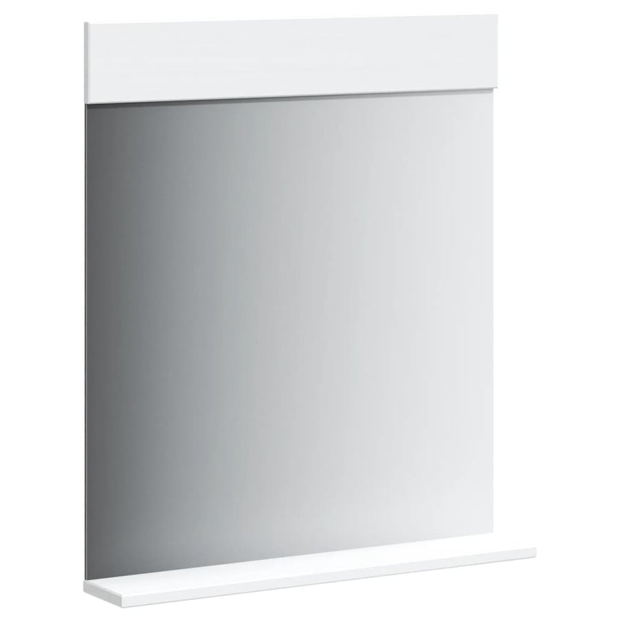 Badkamerspiegel Met Schap Berg 60X12X70 Cm Massief Hout Wit