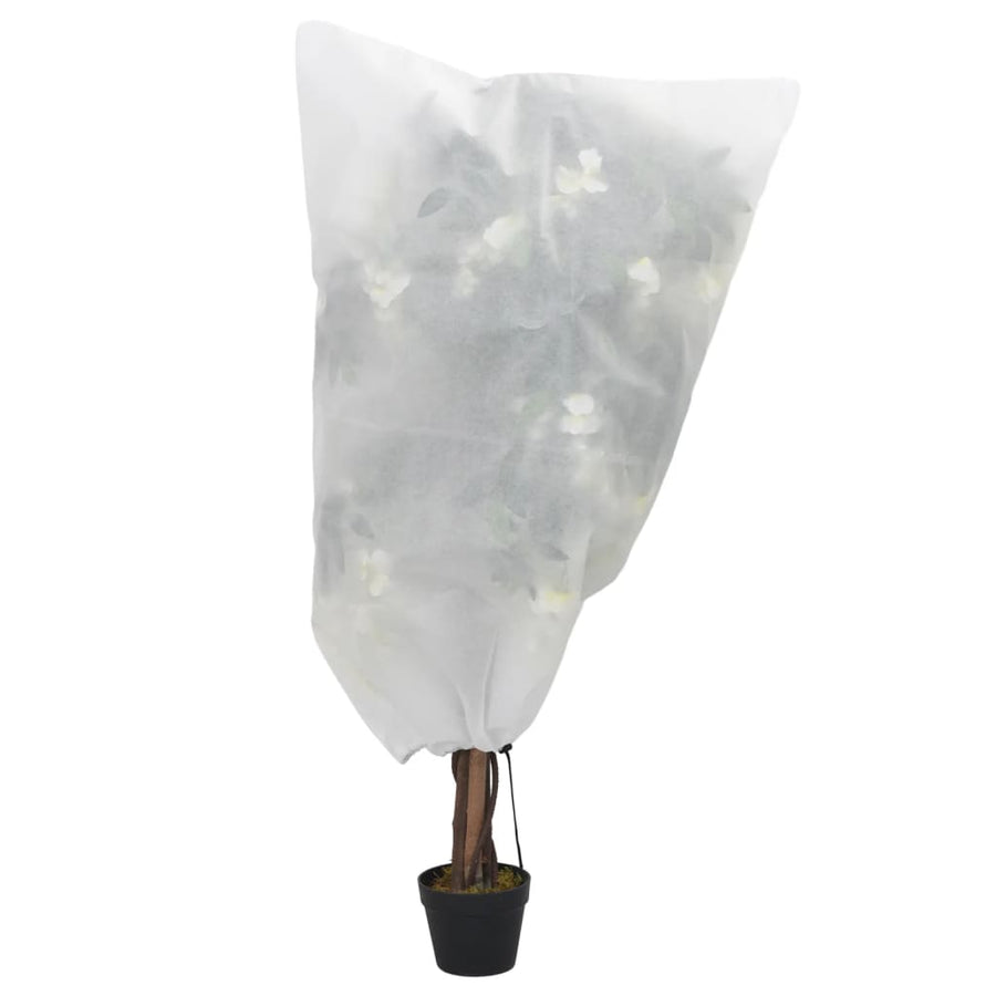 Plantenhoezen Met Trekkoord 8 St 70 G/M² 0,8X0,8 M