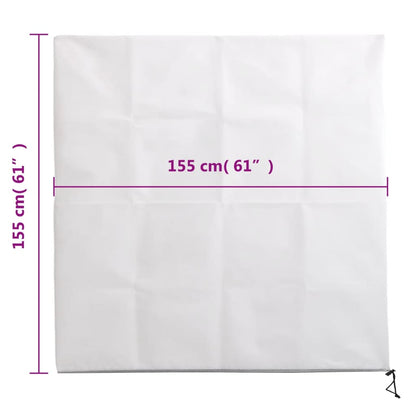 Plantenhoezen Met Rits 4 St 70 G/M² 1,55X1,55 M