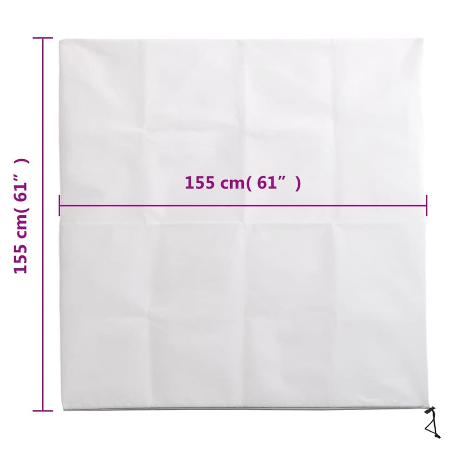 Plantenhoezen Met Rits 4 St 70 G/M² 1,55X1,55 M