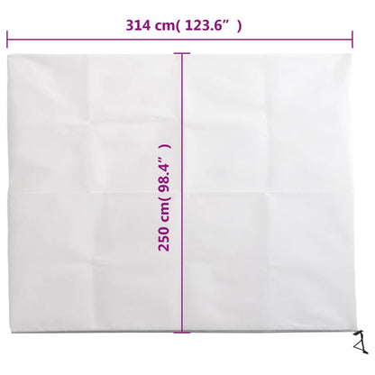 Plantenhoes Met Ritssluiting 2 St 70 G/M² 3,14X2,5 M