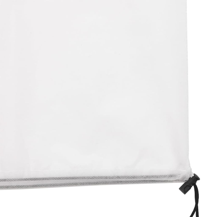Plantenhoezen met ritssluiting 2 st 70 g/m² 3,93x3,5 m