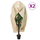 Plant covers with zipper 2 pcs 70 g/m² 3.93x3 m