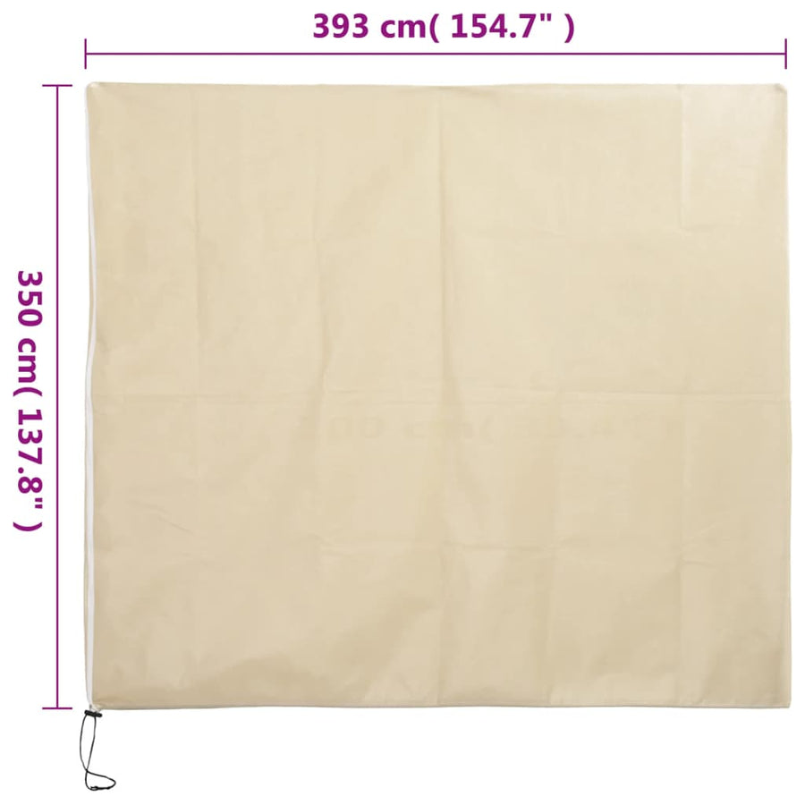 Plantenhoezen Met Ritssluiting 2 St 70 G/M² 3,93X3,5 M