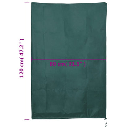 Plantenhoezen Met Trekkoord 70 G/M² 0,8X1,2 M 0.8 x 1.2 m Groen
