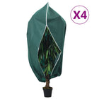 Plant Covers with Zipper 4 pcs 70 gsm 1x1.55 m