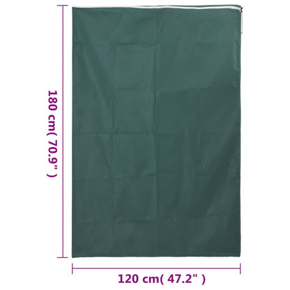 Plantenhoezen met ritssluiting 4 st 70 g/m² 1,2x1,8 m