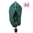 Plantenhoes 2 stuks 2,36x2 m nonwoven stof