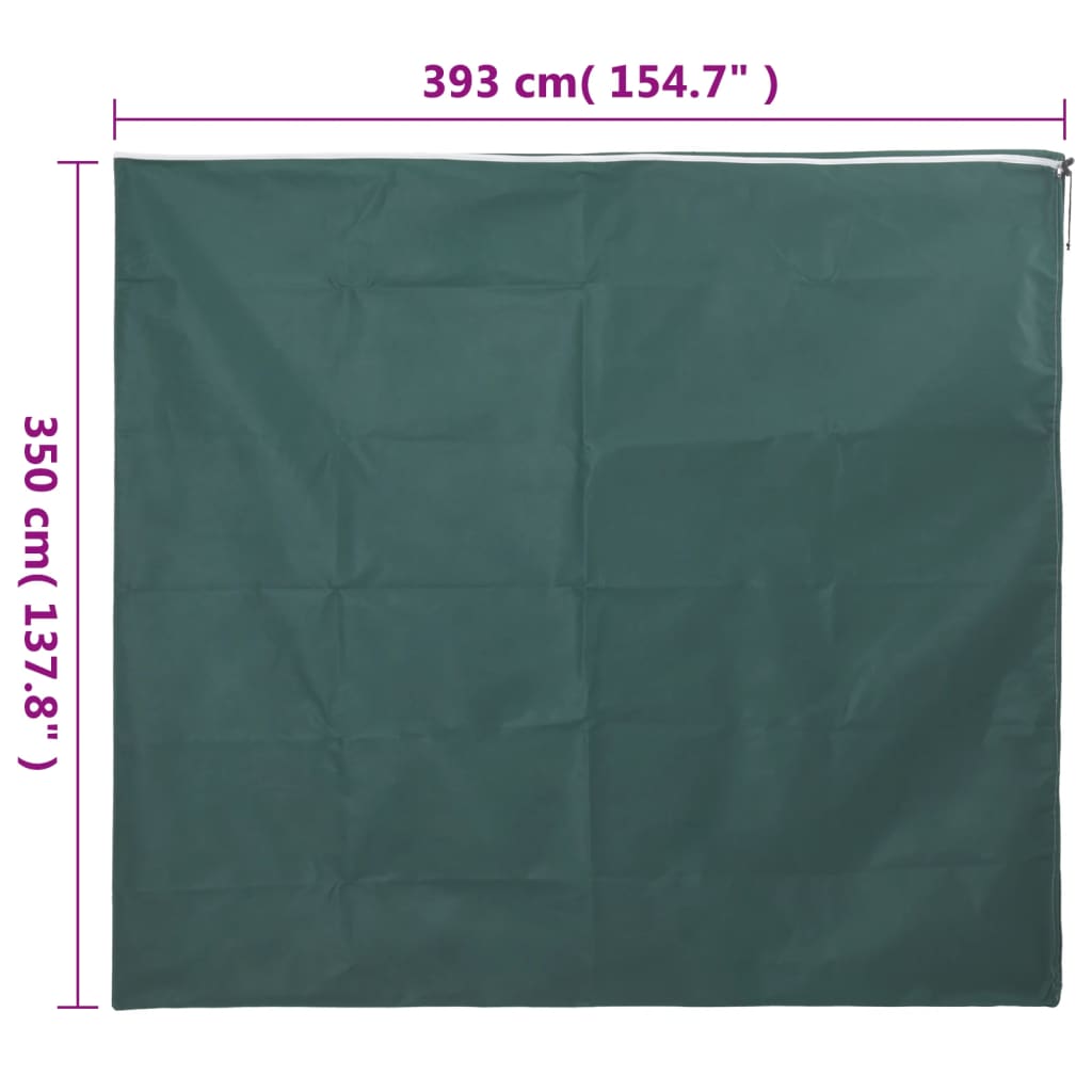 Plantenhoezen met ritssluiting 2 st 70 g/m² 3,93x3,5 m