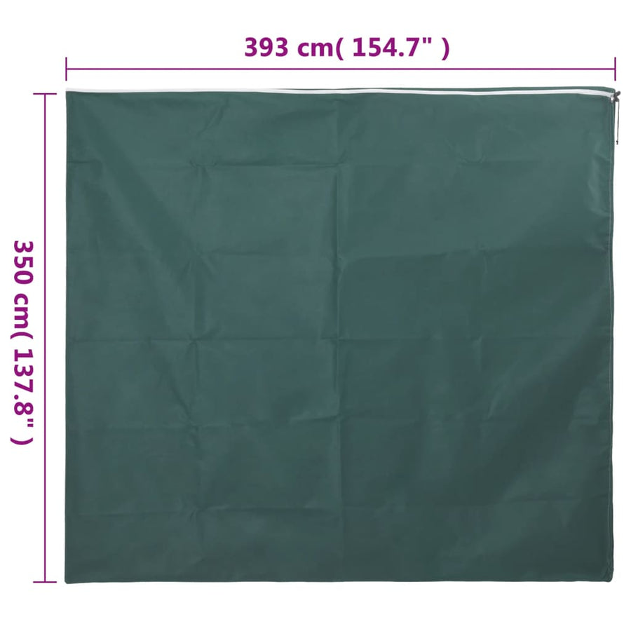 Plantenhoezen met ritssluiting 2 st 70 g/m² 3,93x3,5 m