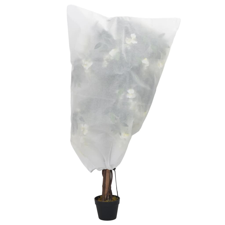 Plantenhoezen Met Trekkoord 12 St 70 G/M² 0,8X1 M