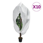 Plant covers with zipper 10 pcs 70 gsm 1.55x1.55 m