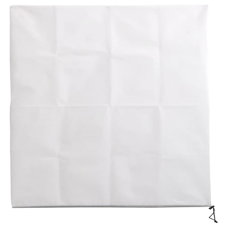 Plantenhoezen Met Ritssluiting 70 G/M² 1,55X1,55 M 10 1.55 x 1.55 m Wit