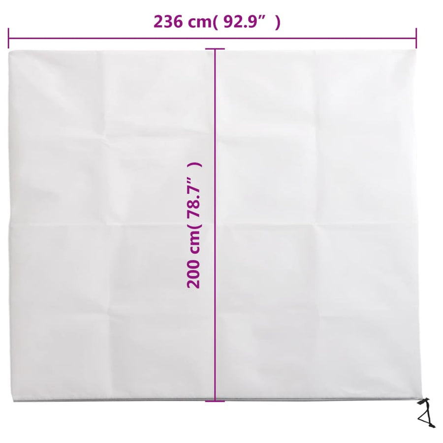 Plantenhoezen Met Ritssluiting 4 St 70 G/M² 2,36X2 M