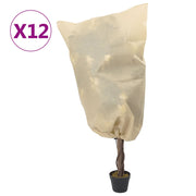 Plantenhoezen 12 st 0,8x1,2 m beige