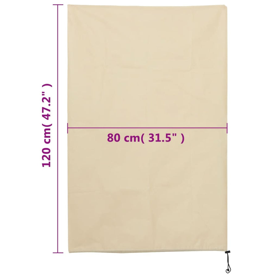 Plantenhoezen Met Trekkoord 12 St 70 G/M² 0,8X1,2 M