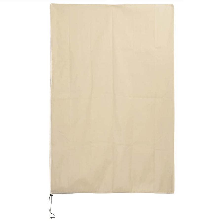 Plantenhoezen Met Ritssluiting 70 G/M² 1X1,55 M 10 1 x 1.55 m Beige