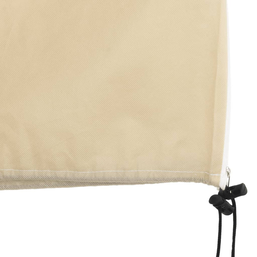 Plantenhoezen met ritssluiting 10 st 70 g/m² 1,2x1,8 m