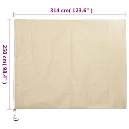 Plantenhoezen Met Ritssluiting 4 St 70 G/M² 3,14X2,5 M