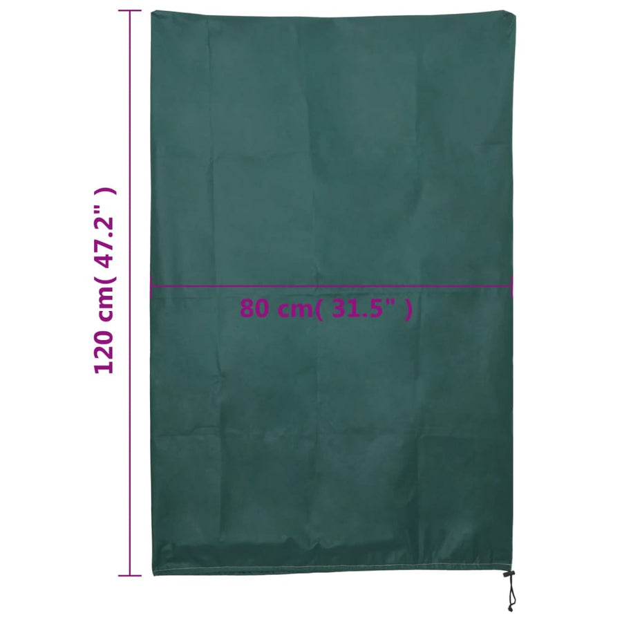 Plantenhoezen met trekkoord 12 st 70 g/m² 0,8x1,2 m