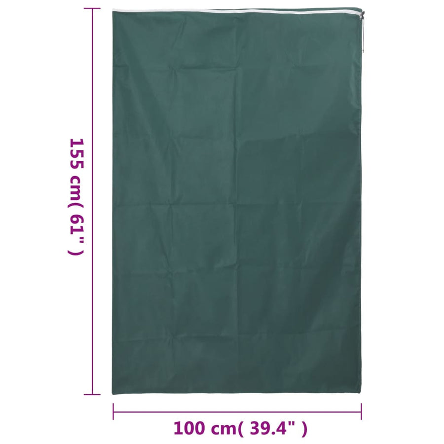 Plantenhoezen met ritssluiting 10 st 70 g/m² 1x1,55 m