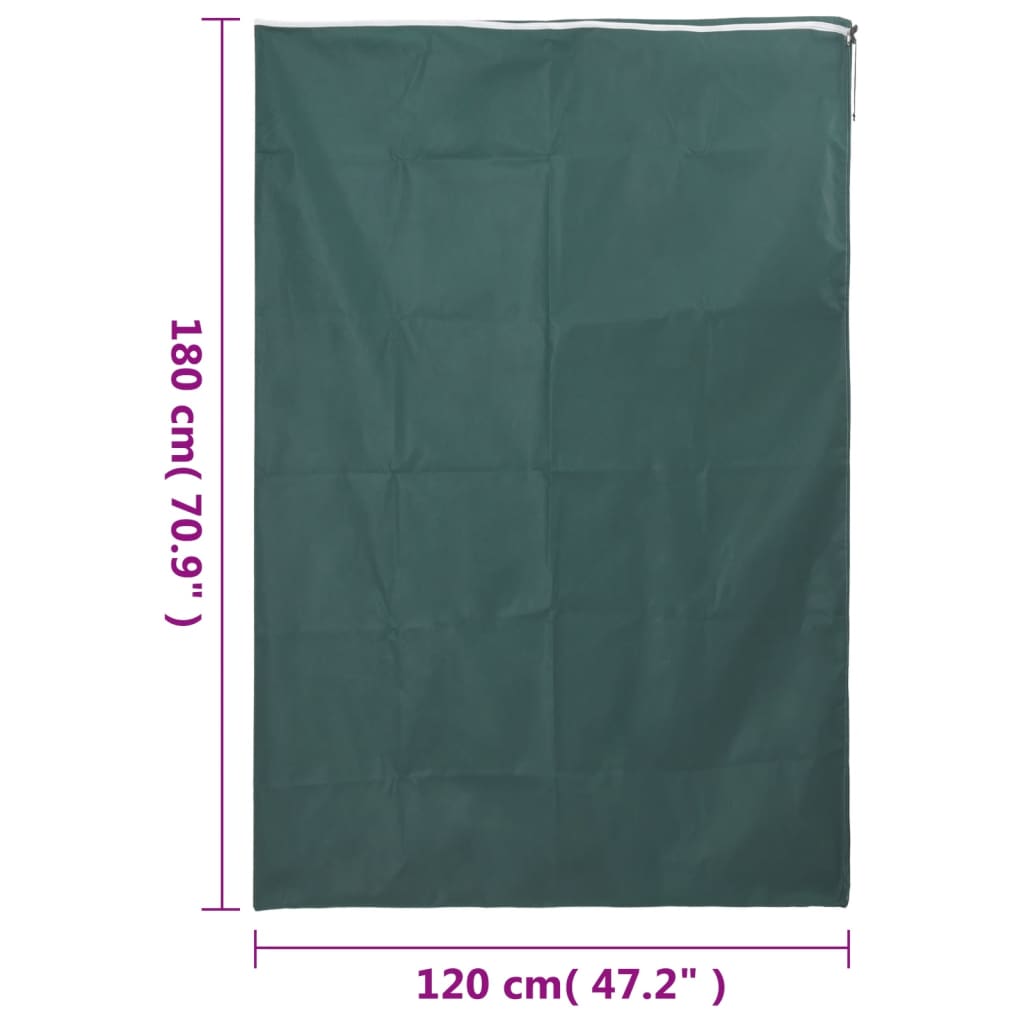 Plantenhoezen met ritssluiting 10 st 70 g/m² 1,2x1,8 m