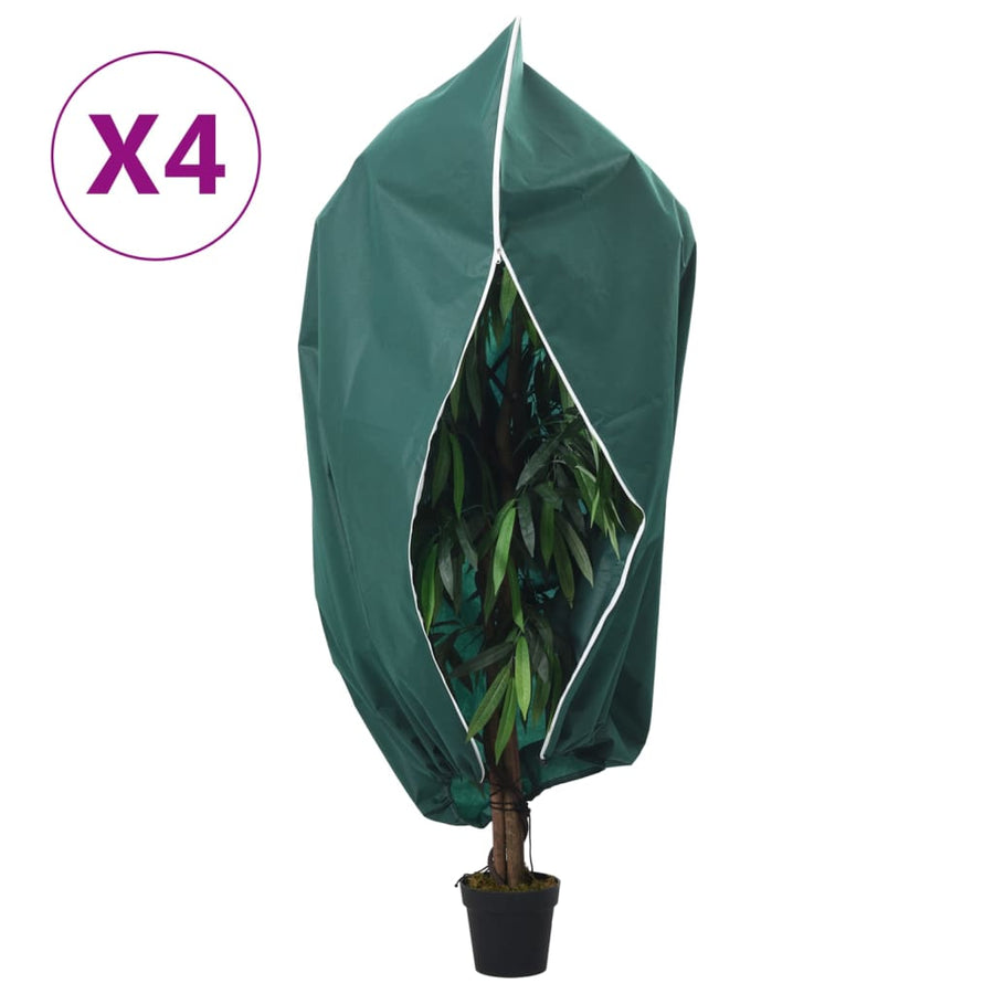 Plantenhoezen Met Ritssluiting 4 St 70 G/M² 3,93X3 M