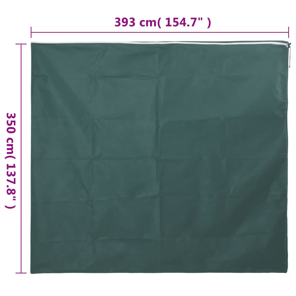 Plantenhoezen met ritssluiting 4 st 70 g/m² 3,93x3,5 m