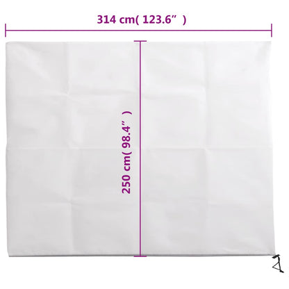 Plantenhoezen Met Ritssluiting 10 St 70 G/M² 3,14X2,5 M