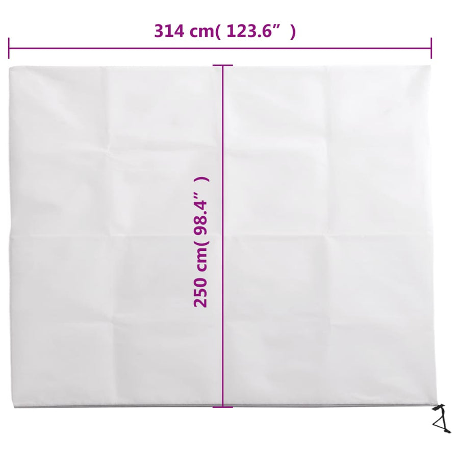 Plantenhoezen Met Ritssluiting 10 St 70 G/M² 3,14X2,5 M