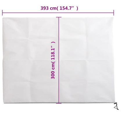 Plantenhoezen met ritssluiting 10 st 70 g/m² 3,93x3 m