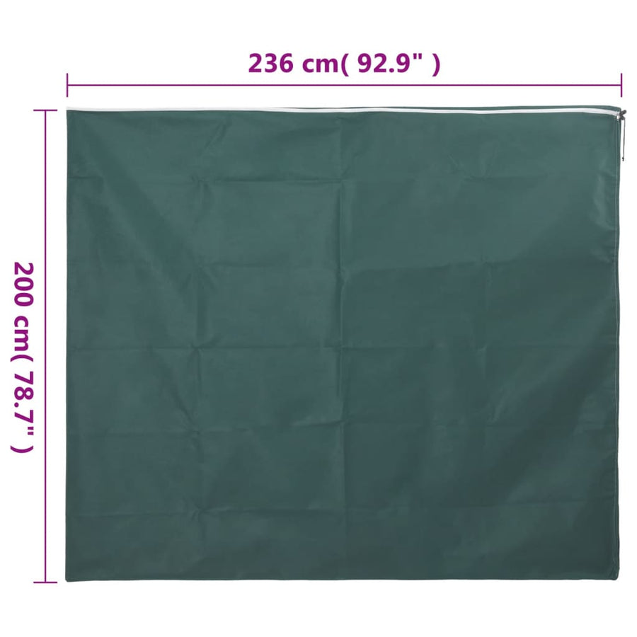 Plantenhoezen met ritssluiting 10 st 70 g/m² 2,36x2 m