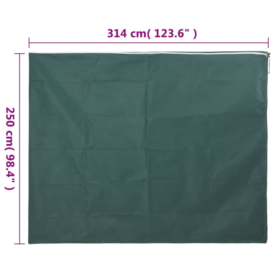 Plantenhoezen met ritssluiting 10 st 70 g/m² 3,14x2,5 m