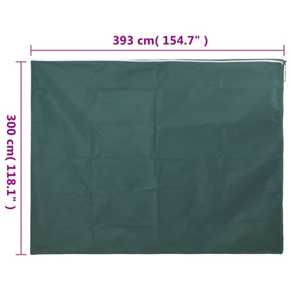 Plantenhoezen Met Ritssluiting 70 G/M² 3,93X3 M 10 3.93 x 3 m Groen