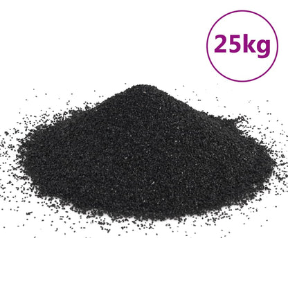 Aquariumzand 0,2-2 Mm Zwart 25 kg