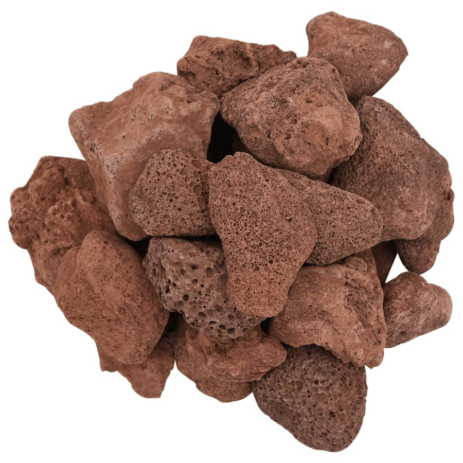 Lavastenen 10 Kg 5-8 Cm 5-8 cm (10 kg) Rood