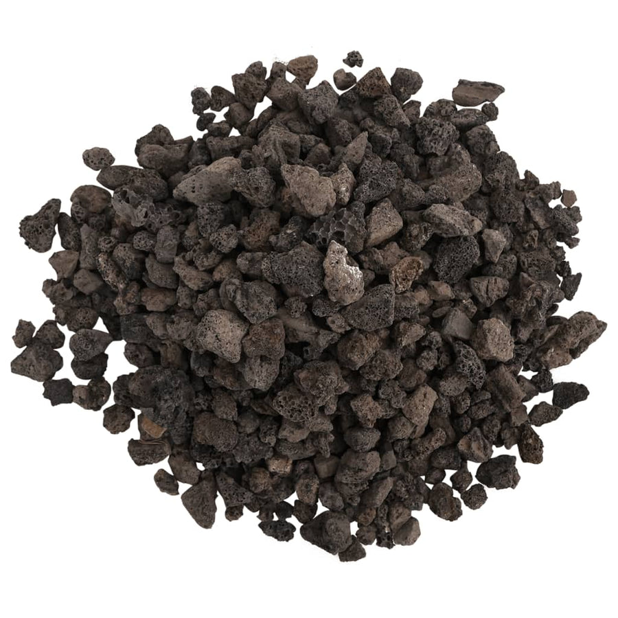 Lavastenen 10 Kg 1-2 Cm 1-2 cm (10 kg) Zwart