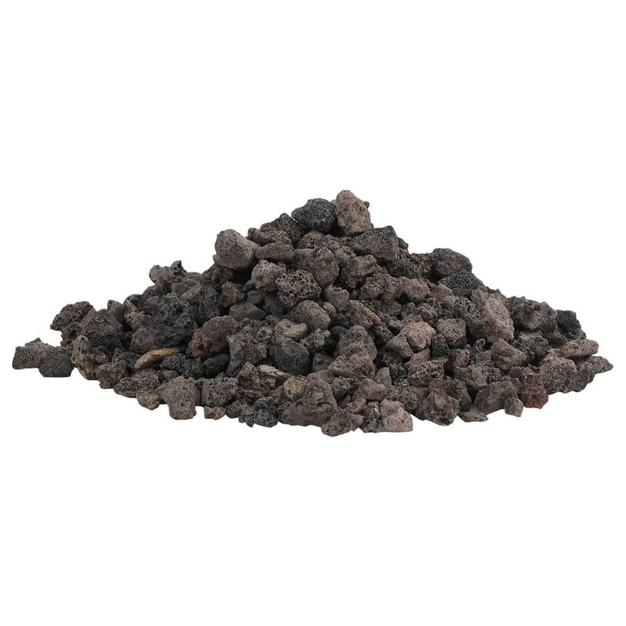 Lavastenen 25 Kg 1-2 Cm 1-2 cm (25 kg) Zwart