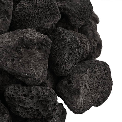 Lavastenen 10 Kg 3-5 Cm 3-5 cm (10 kg) Zwart
