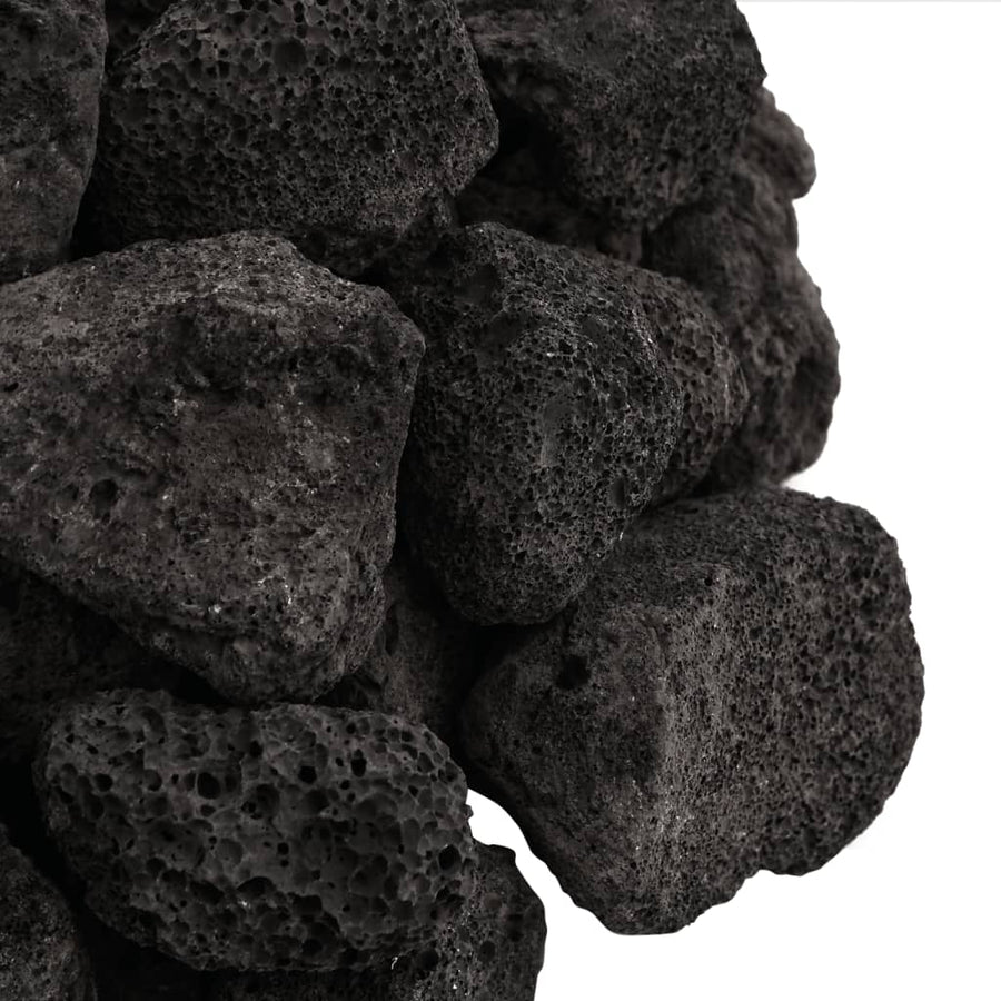Lavastenen 10 Kg 3-5 Cm 3-5 cm (10 kg) Zwart