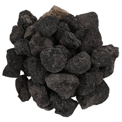 Lavastenen 25 Kg 3-5 Cm 3-5 cm (25 kg) Zwart