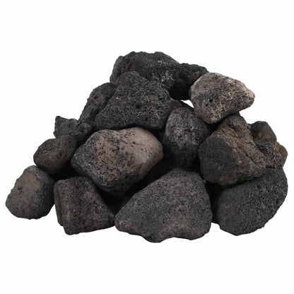 Lavastenen 10 Kg 5-8 Cm 5-8 cm (10 kg) Zwart